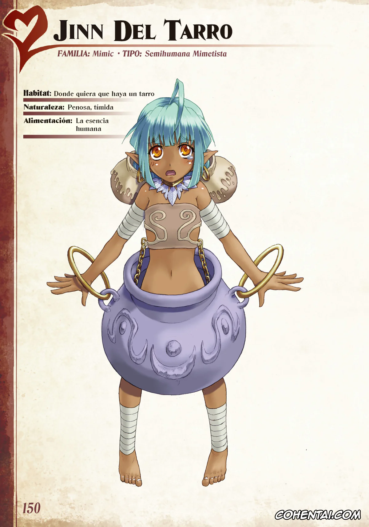 Mamono Musume Zukan | Monster Girl Encyclopedia xxx, Monster Girl Encyclopedia Vol. 1 | Enciclopedia de Chicas Monstruo, pagina 151