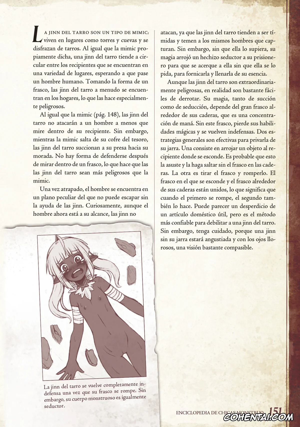 Mamono Musume Zukan | Monster Girl Encyclopedia porno, Monster Girl Encyclopedia Vol. 1 | Enciclopedia de Chicas Monstruo, pagina 152