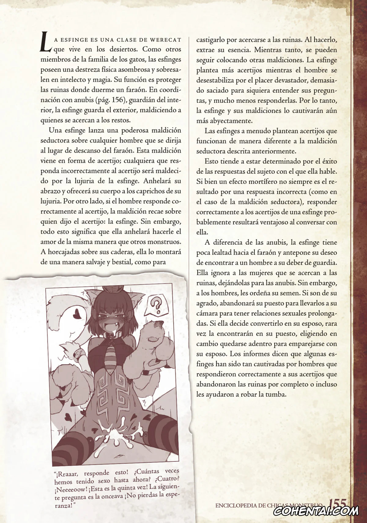 Mamono Musume Zukan | Monster Girl Encyclopedia hentai, Monster Girl Encyclopedia Vol. 1 | Enciclopedia de Chicas Monstruo, pagina 156