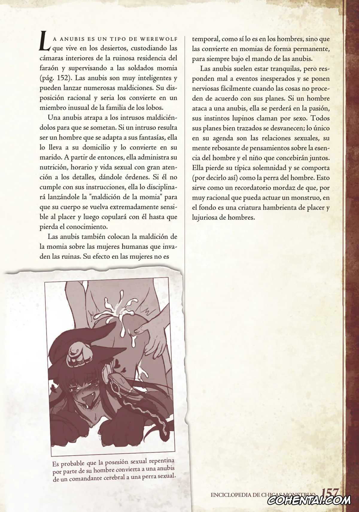 Mamono Musume Zukan | Monster Girl Encyclopedia porno, Monster Girl Encyclopedia Vol. 1 | Enciclopedia de Chicas Monstruo, pagina 158