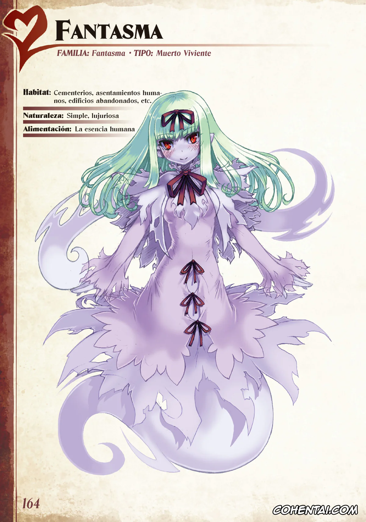 Mamono Musume Zukan | Monster Girl Encyclopedia hentai, Monster Girl Encyclopedia Vol. 1 | Enciclopedia de Chicas Monstruo, pagina 165