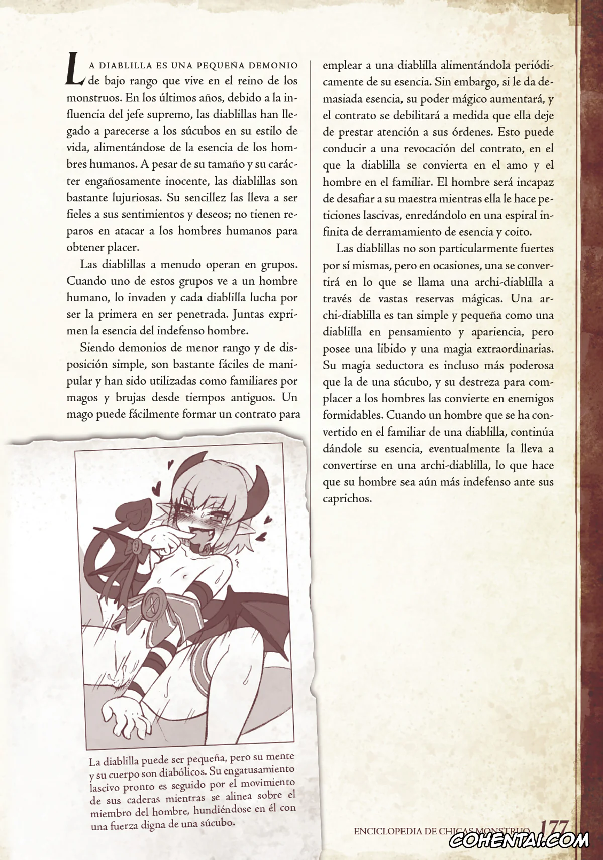 Mamono Musume Zukan | Monster Girl Encyclopedia xxx, Monster Girl Encyclopedia Vol. 1 | Enciclopedia de Chicas Monstruo, pagina 178