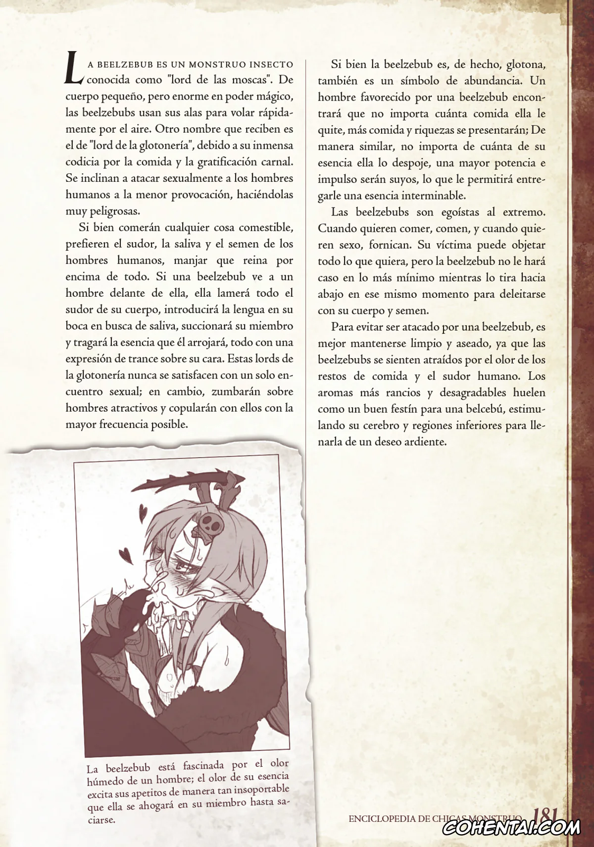 Mamono Musume Zukan | Monster Girl Encyclopedia porno, Monster Girl Encyclopedia Vol. 1 | Enciclopedia de Chicas Monstruo, pagina 182