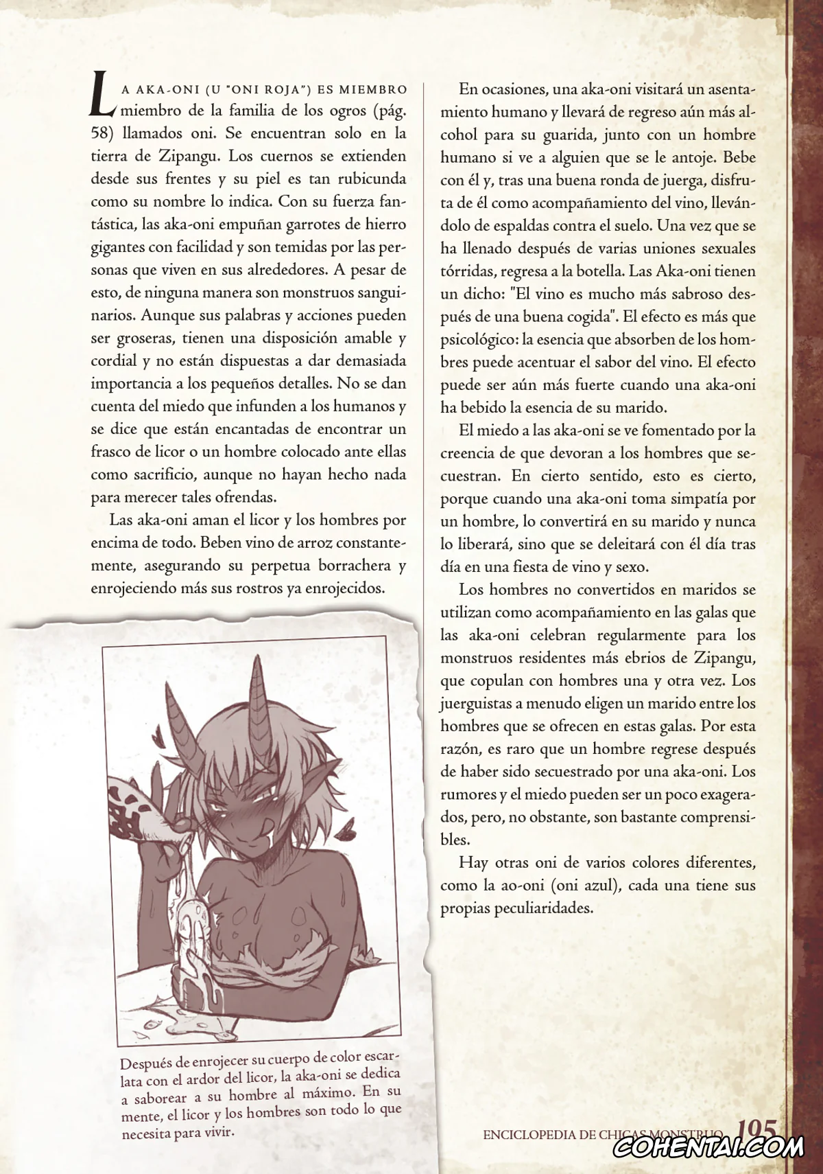 Mamono Musume Zukan | Monster Girl Encyclopedia xxx, Monster Girl Encyclopedia Vol. 1 | Enciclopedia de Chicas Monstruo, pagina 196