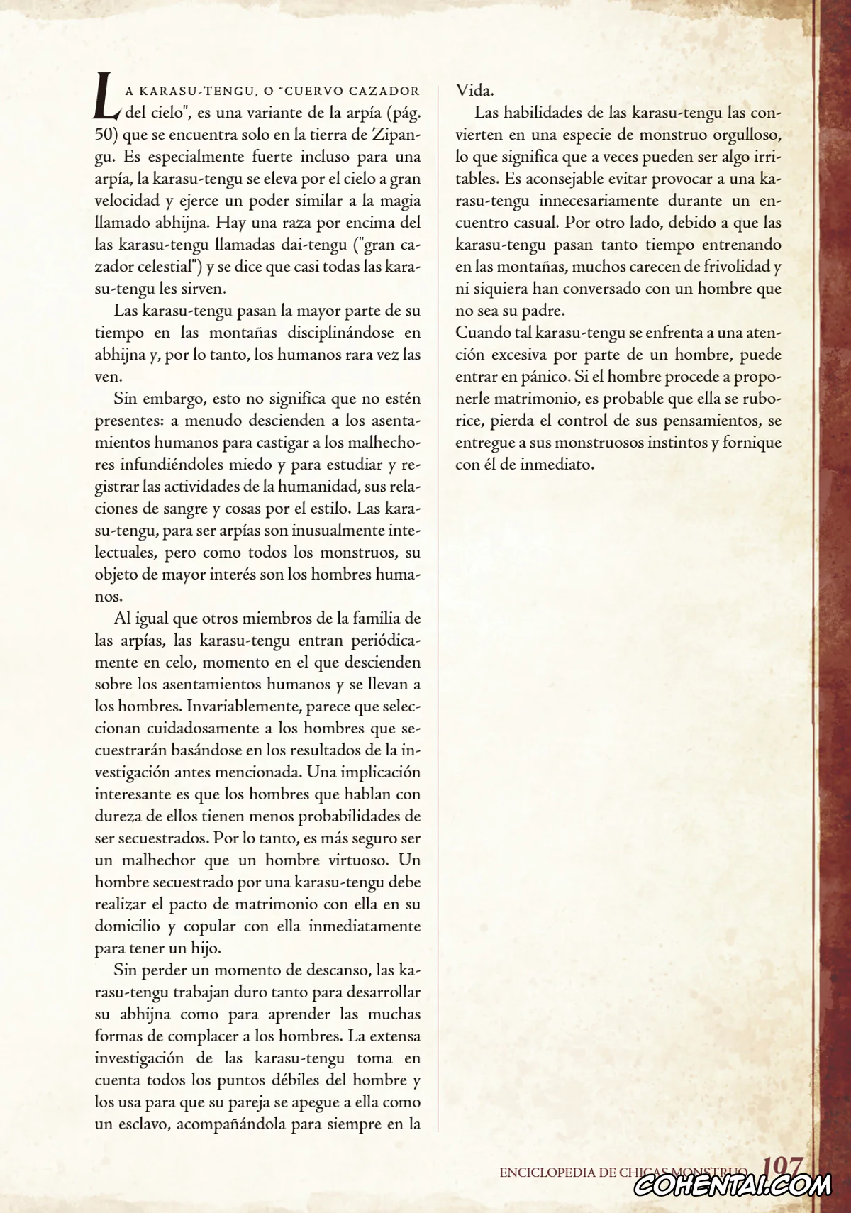 Mamono Musume Zukan | Monster Girl Encyclopedia hentai, Monster Girl Encyclopedia Vol. 1 | Enciclopedia de Chicas Monstruo, pagina 198
