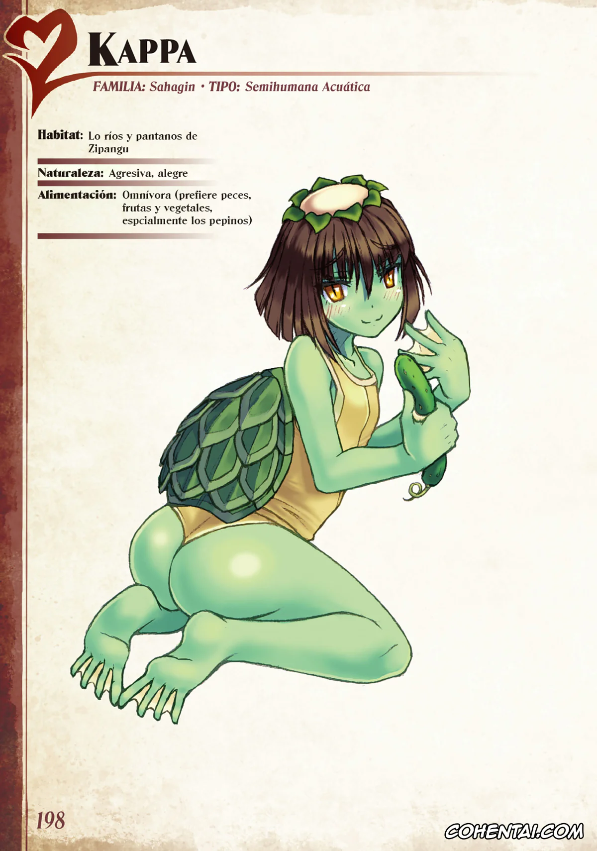 Mamono Musume Zukan | Monster Girl Encyclopedia xxx, Monster Girl Encyclopedia Vol. 1 | Enciclopedia de Chicas Monstruo, pagina 199