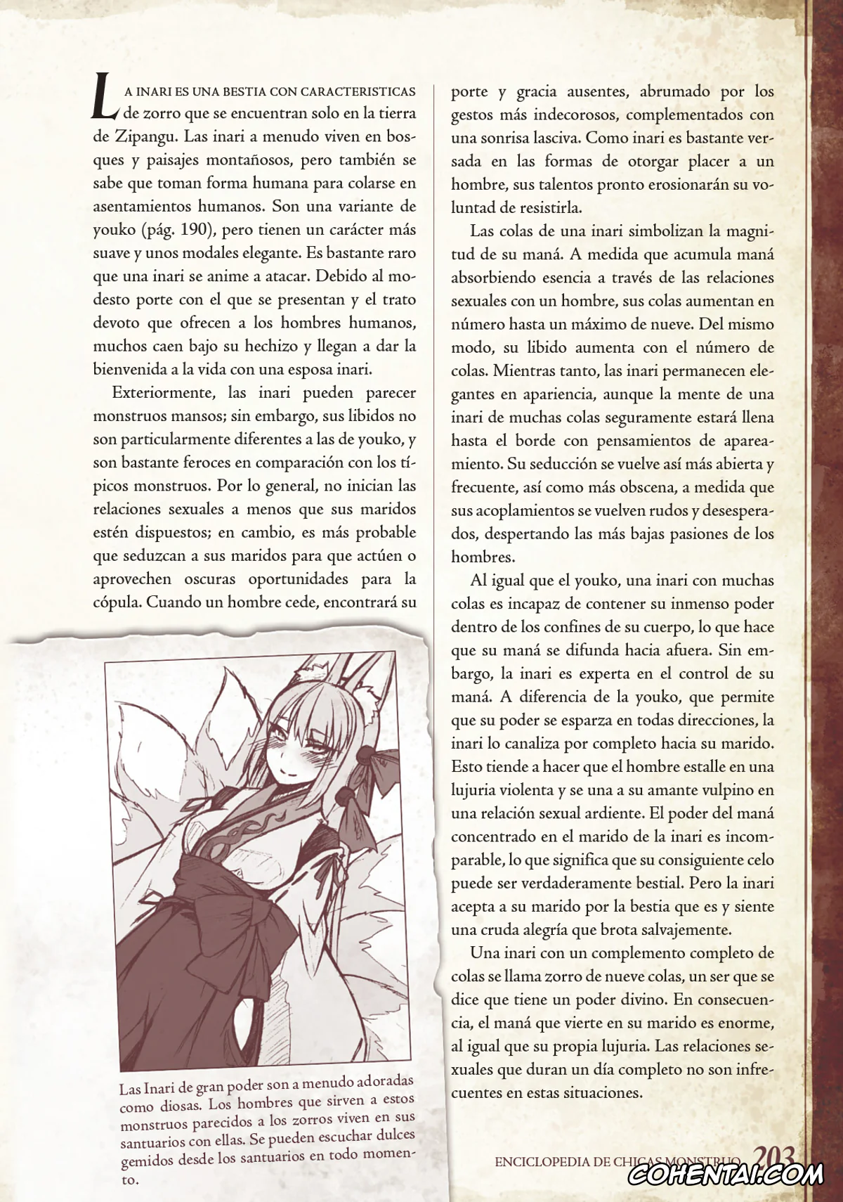 Mamono Musume Zukan | Monster Girl Encyclopedia hentai, Monster Girl Encyclopedia Vol. 1 | Enciclopedia de Chicas Monstruo, pagina 204