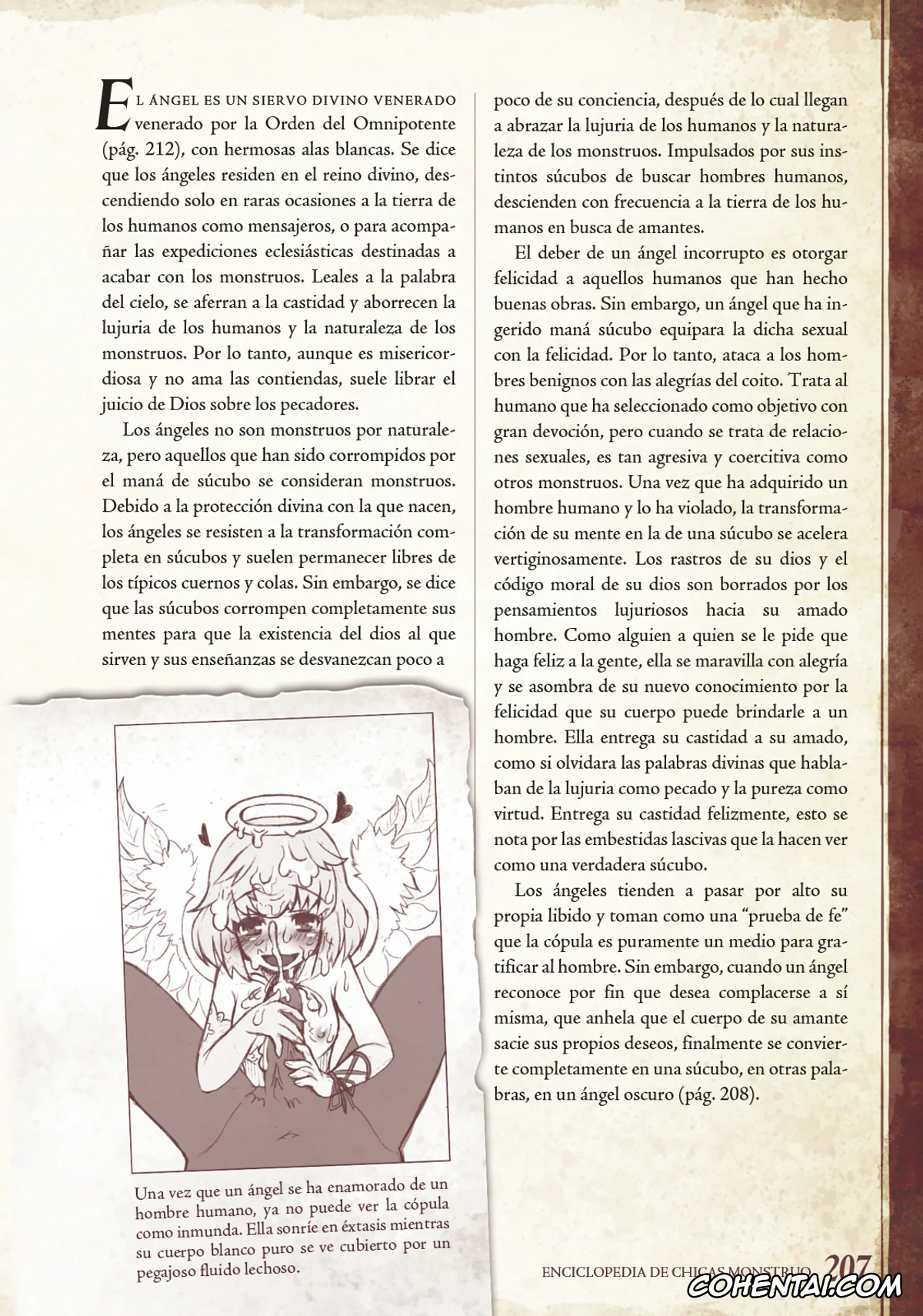 Mamono Musume Zukan | Monster Girl Encyclopedia xxx, Monster Girl Encyclopedia Vol. 1 | Enciclopedia de Chicas Monstruo, pagina 208