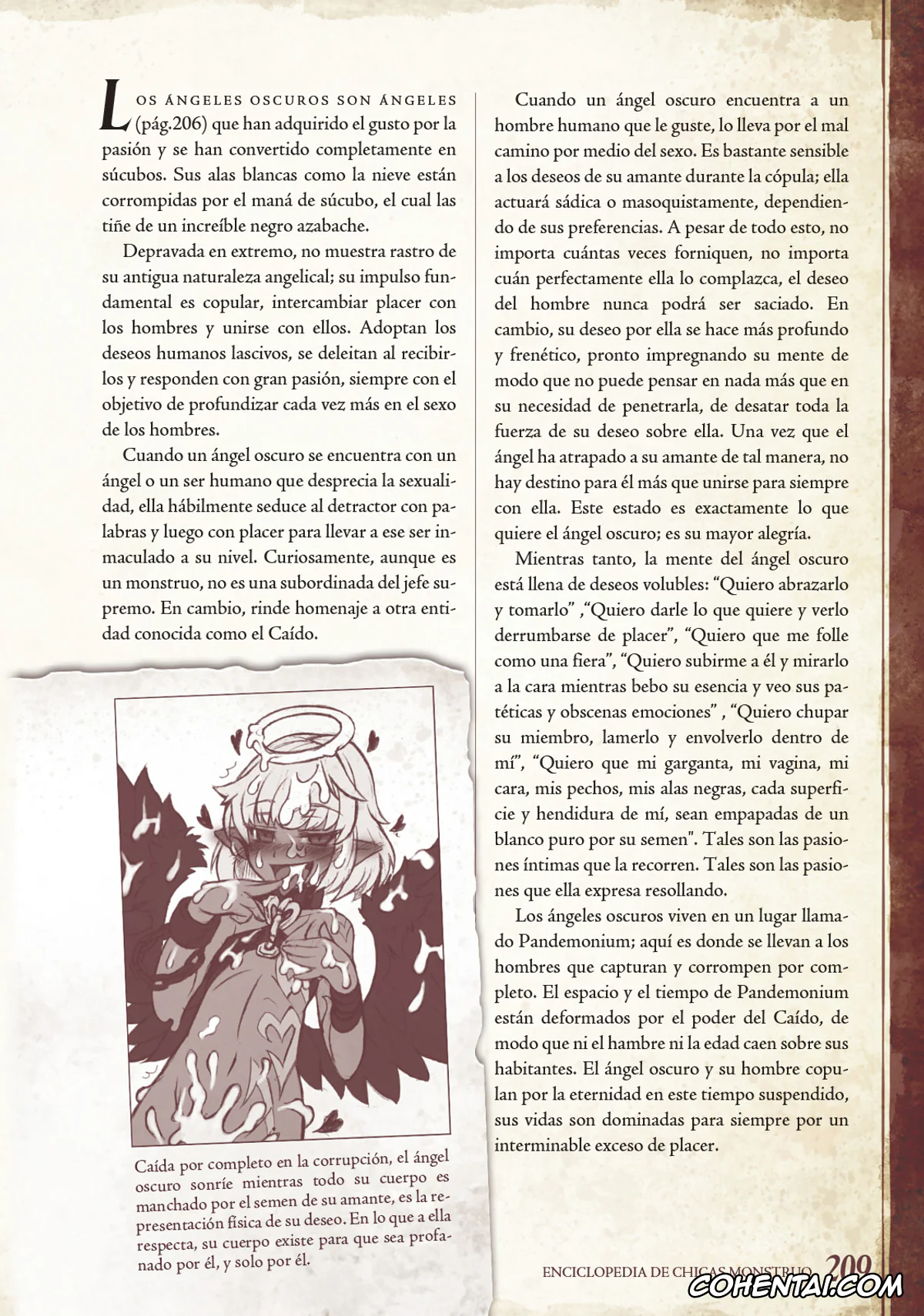 Mamono Musume Zukan | Monster Girl Encyclopedia hentai, Monster Girl Encyclopedia Vol. 1 | Enciclopedia de Chicas Monstruo, pagina 210