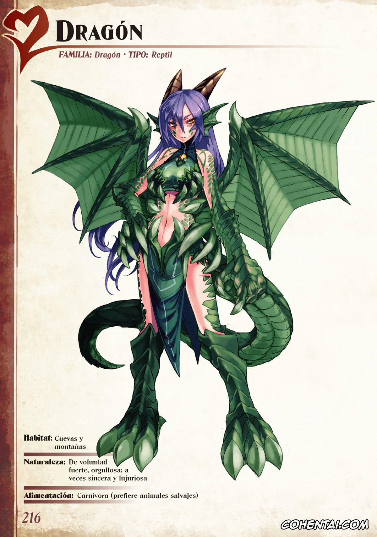 Mamono Musume Zukan | Monster Girl Encyclopedia xxx, Monster Girl Encyclopedia Vol. 1 | Enciclopedia de Chicas Monstruo, pagina 217