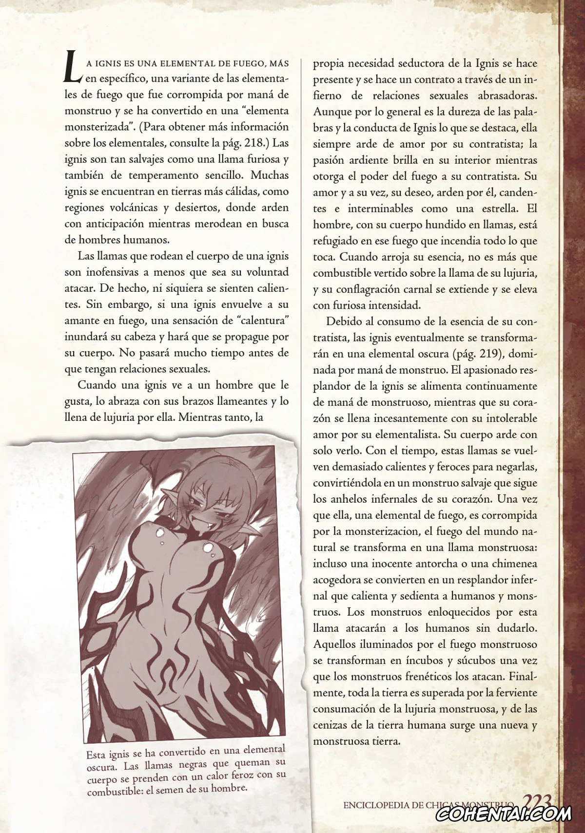 Mamono Musume Zukan | Monster Girl Encyclopedia porno, Monster Girl Encyclopedia Vol. 1 | Enciclopedia de Chicas Monstruo, pagina 224