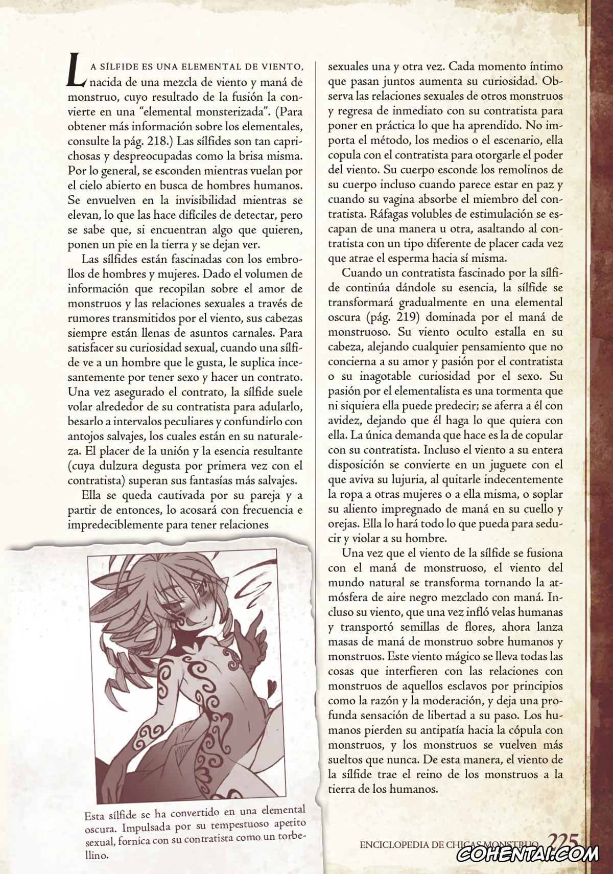 Mamono Musume Zukan | Monster Girl Encyclopedia xxx, Monster Girl Encyclopedia Vol. 1 | Enciclopedia de Chicas Monstruo, pagina 226