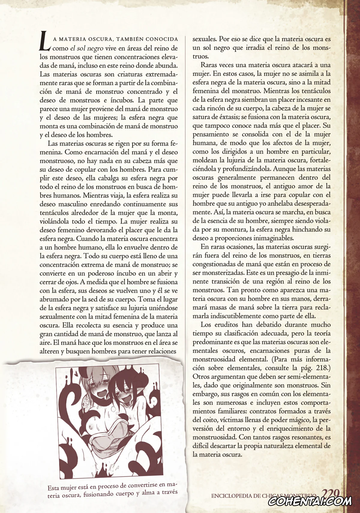 Mamono Musume Zukan | Monster Girl Encyclopedia porno, Monster Girl Encyclopedia Vol. 1 | Enciclopedia de Chicas Monstruo, pagina 230