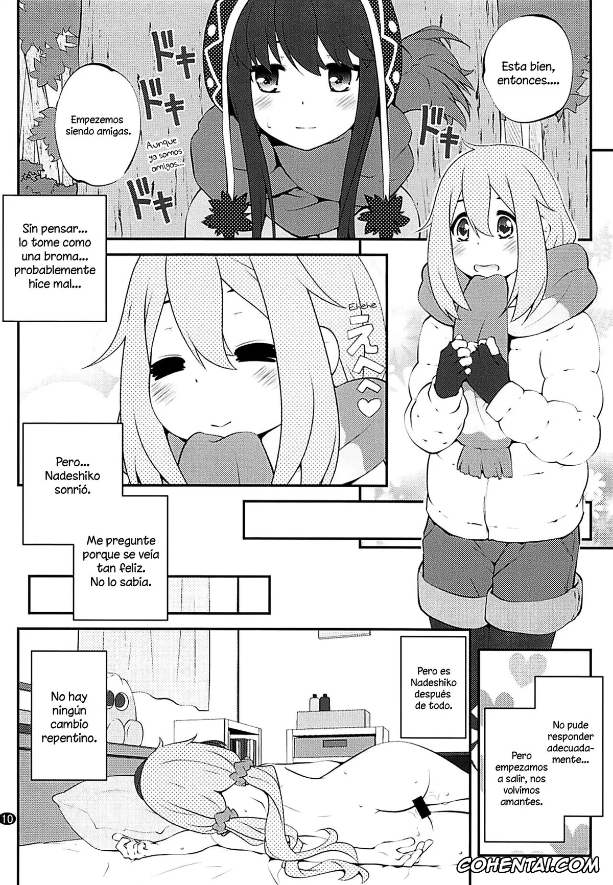 Yuru Camp | Laid-Back Camp hentai, Nadeshiko Kagamihara hentai, Rin Shima hentai, Sankakkei no, Himitsu (Yuru Camp), pagina 9