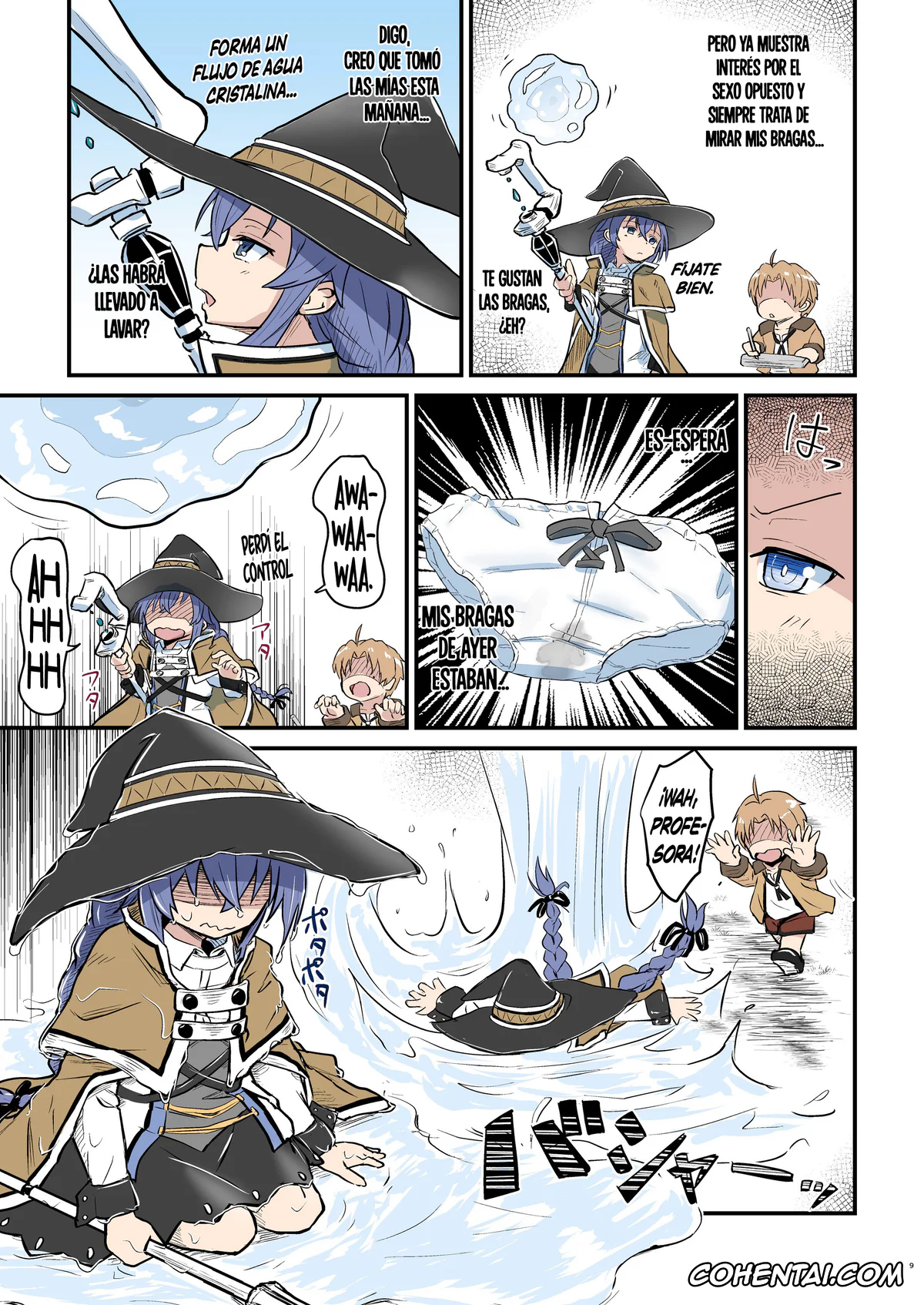 Mushoku Tensei ~Isekai Ittara Honki Dasu~ xxx, Roxy Migurdia xxx, Rudeus Greyrat xxx, Mushoku! (Ao) (Mushoku Tensei ~Isekai Ittara Honki Dasu~), pagina 10