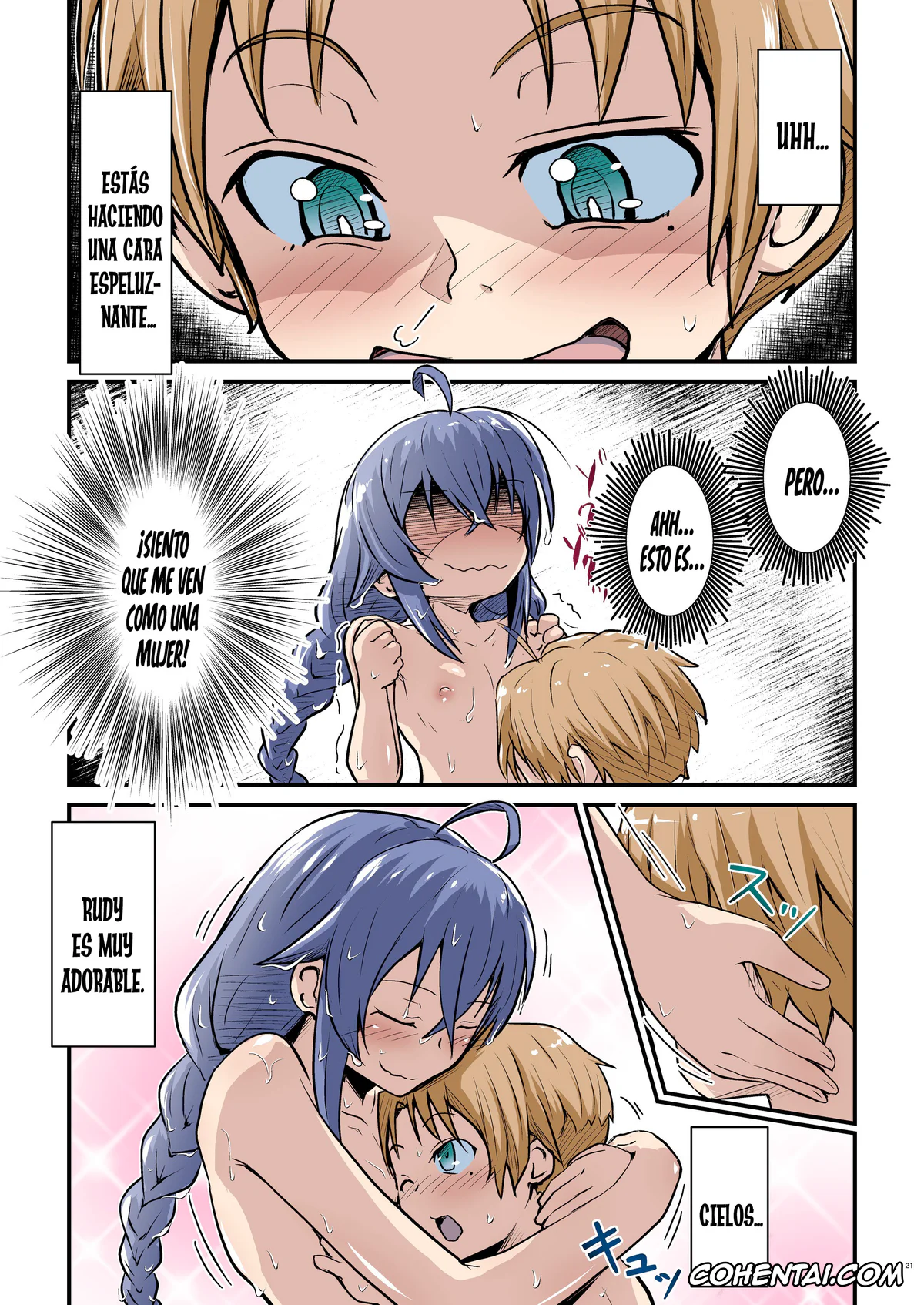 Mushoku Tensei ~Isekai Ittara Honki Dasu~ xxx, Roxy Migurdia xxx, Rudeus Greyrat xxx, Mushoku! (Ao) (Mushoku Tensei ~Isekai Ittara Honki Dasu~), pagina 22