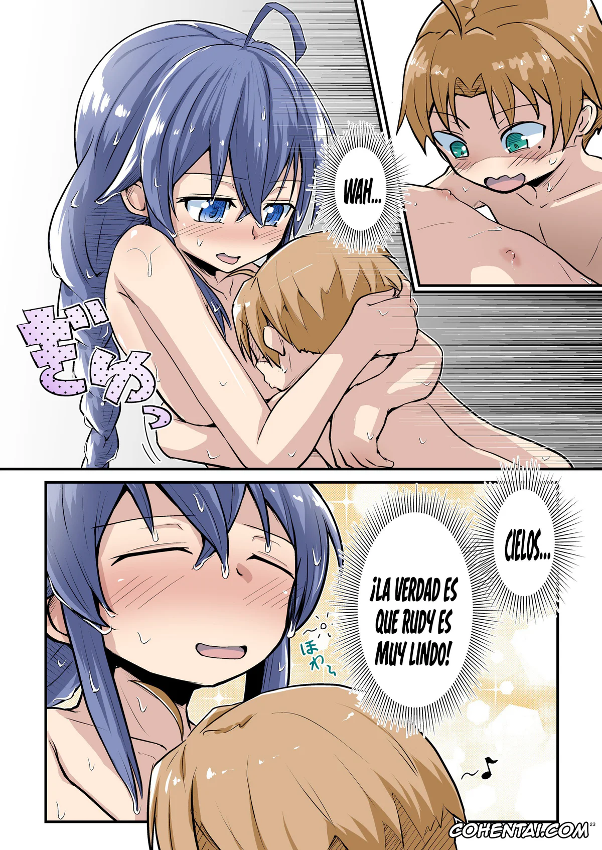 Mushoku Tensei ~Isekai Ittara Honki Dasu~ hentai, Roxy Migurdia hentai, Rudeus Greyrat hentai, Mushoku! (Ao) (Mushoku Tensei ~Isekai Ittara Honki Dasu~), pagina 24