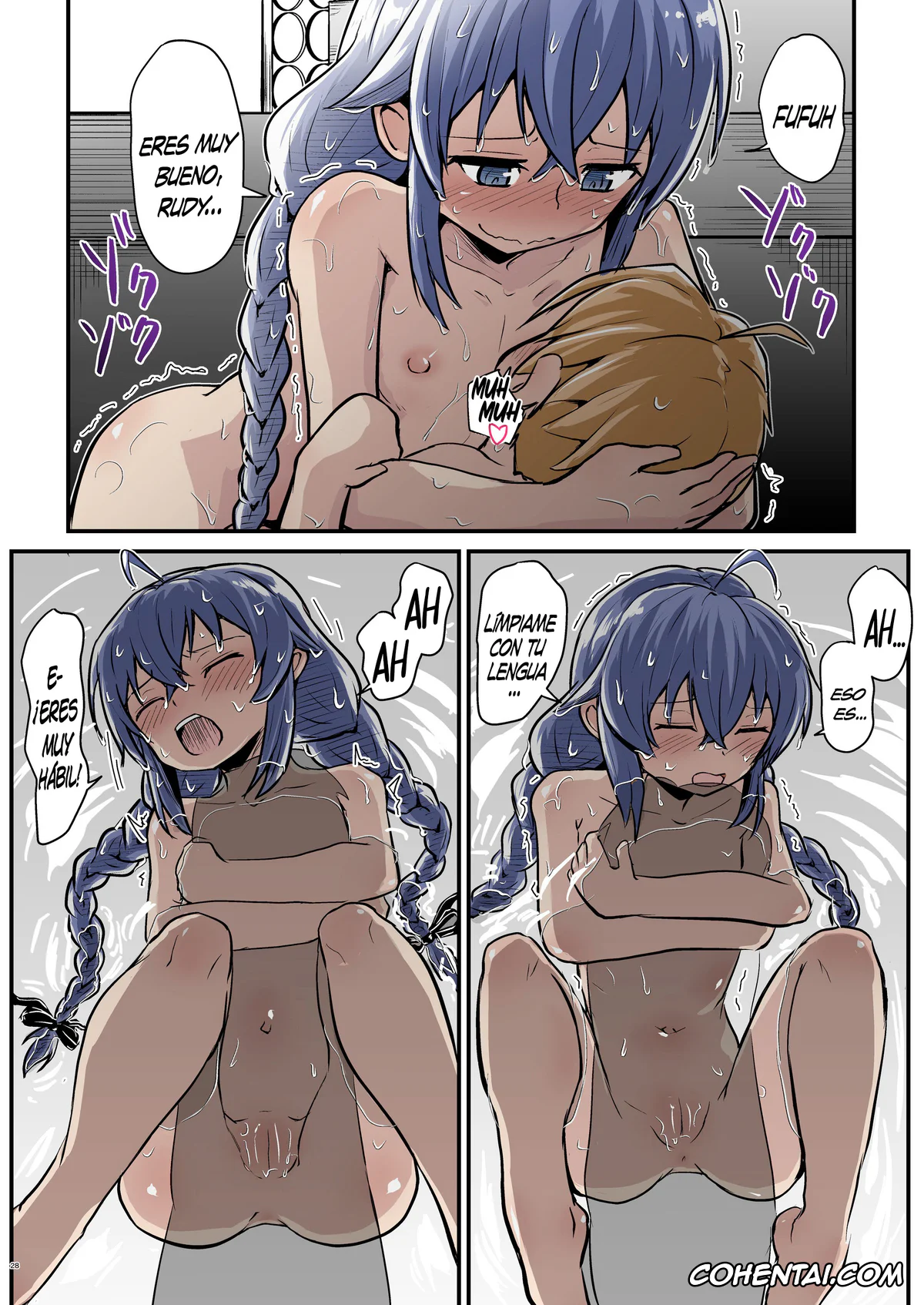 Mushoku Tensei ~Isekai Ittara Honki Dasu~ porno, Roxy Migurdia porno, Rudeus Greyrat porno, Mushoku! (Ao) (Mushoku Tensei ~Isekai Ittara Honki Dasu~), pagina 29