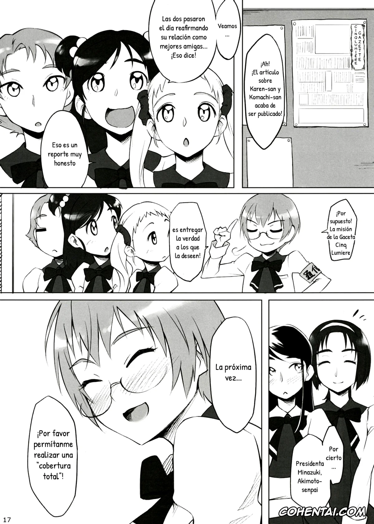 Yes! PreCure 5 xxx, Cure Aqua | Karen Minazuki xxx, Cure Mint | Komachi Akimoto xxx, Masuko Mika xxx, Fungeki Report! (Yes! Precure 5), pagina 16