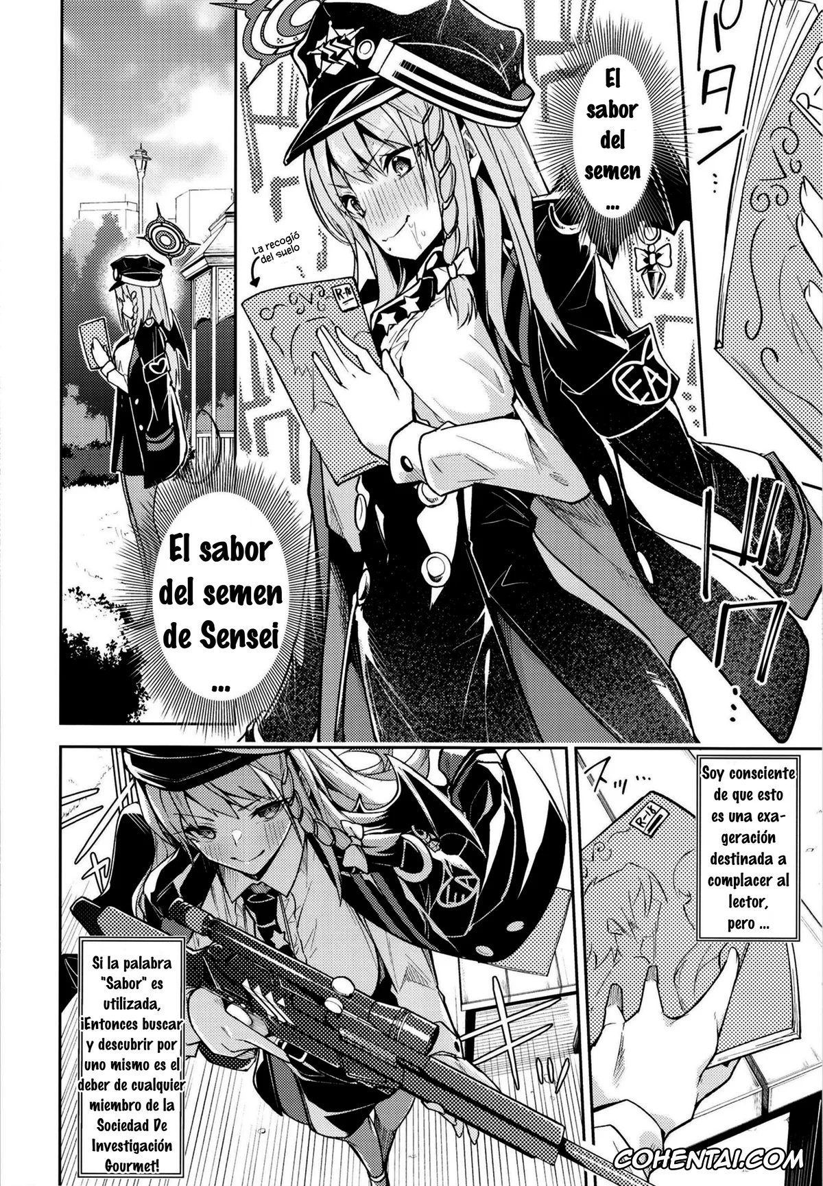 Blue Archive xxx, Haruna Kurodate xxx, Kurodate o Shiro ni Someru Seishoku Kenkyuu o (Blue Archive), pagina 4
