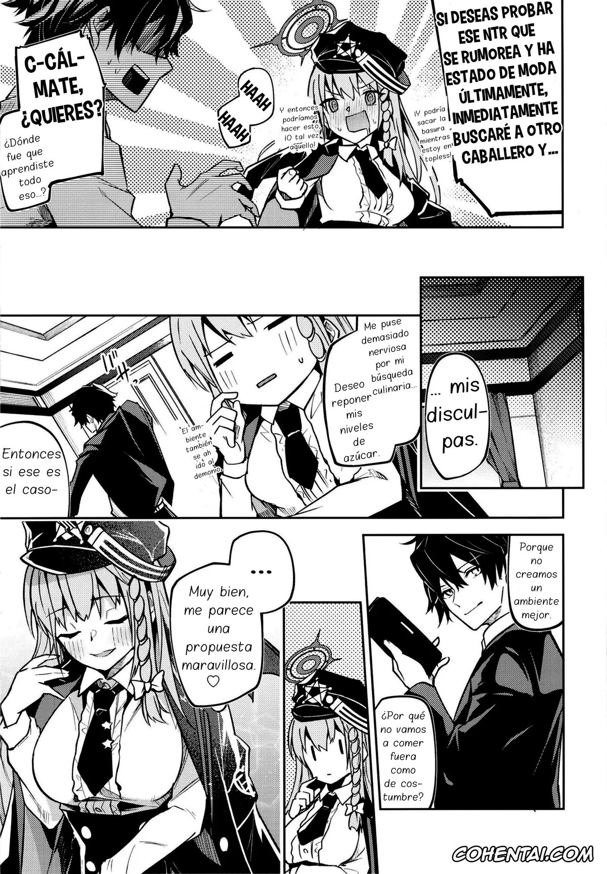 Blue Archive hentai, Haruna Kurodate hentai, Kurodate o Shiro ni Someru Seishoku Kenkyuu o (Blue Archive), pagina 9