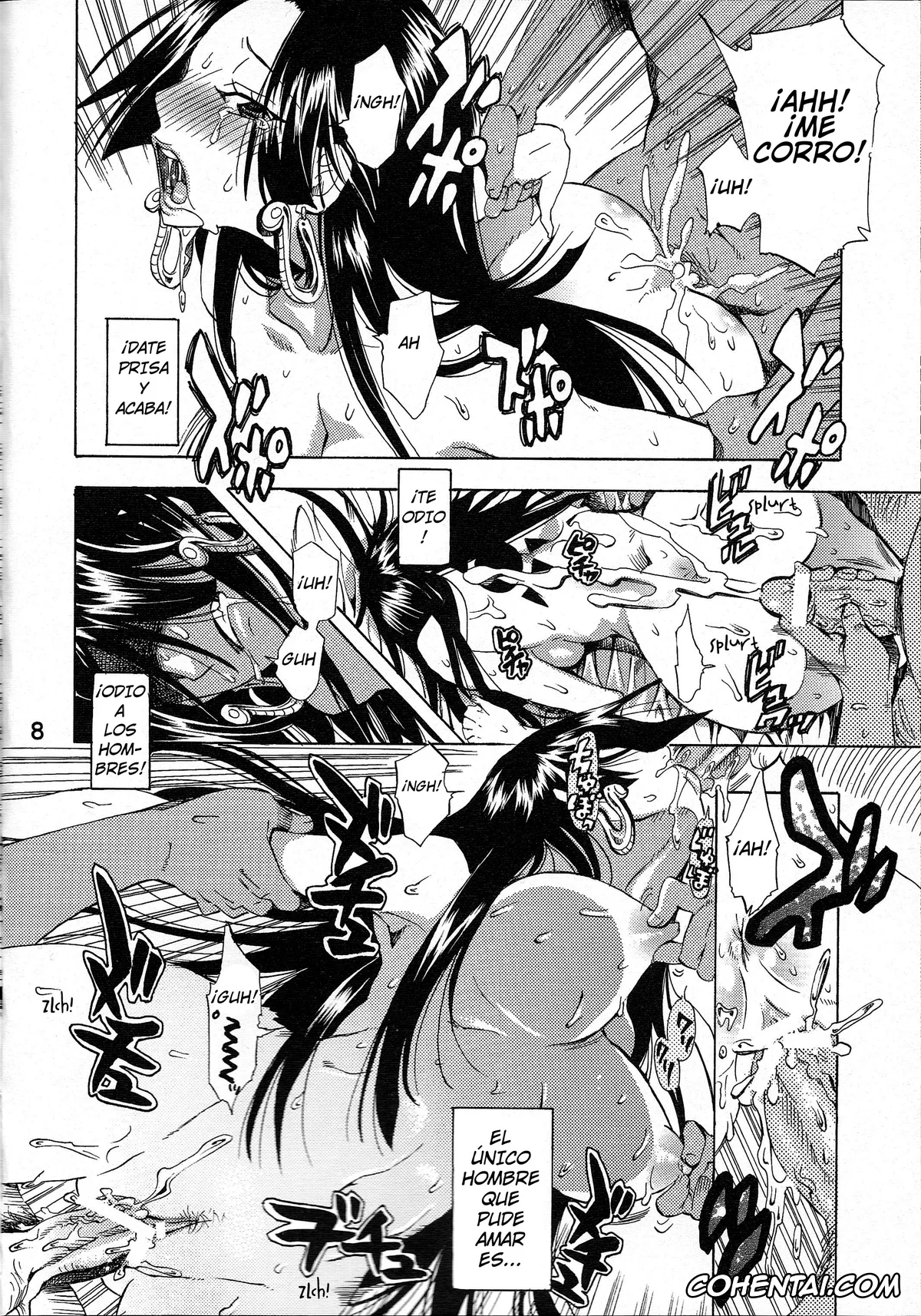 One Piece xxx, Boa Hancock xxx, Monkey D. Luffy xxx, Yokujou Rensa ~Hebihime ver.~ (One Piece), pagina 7