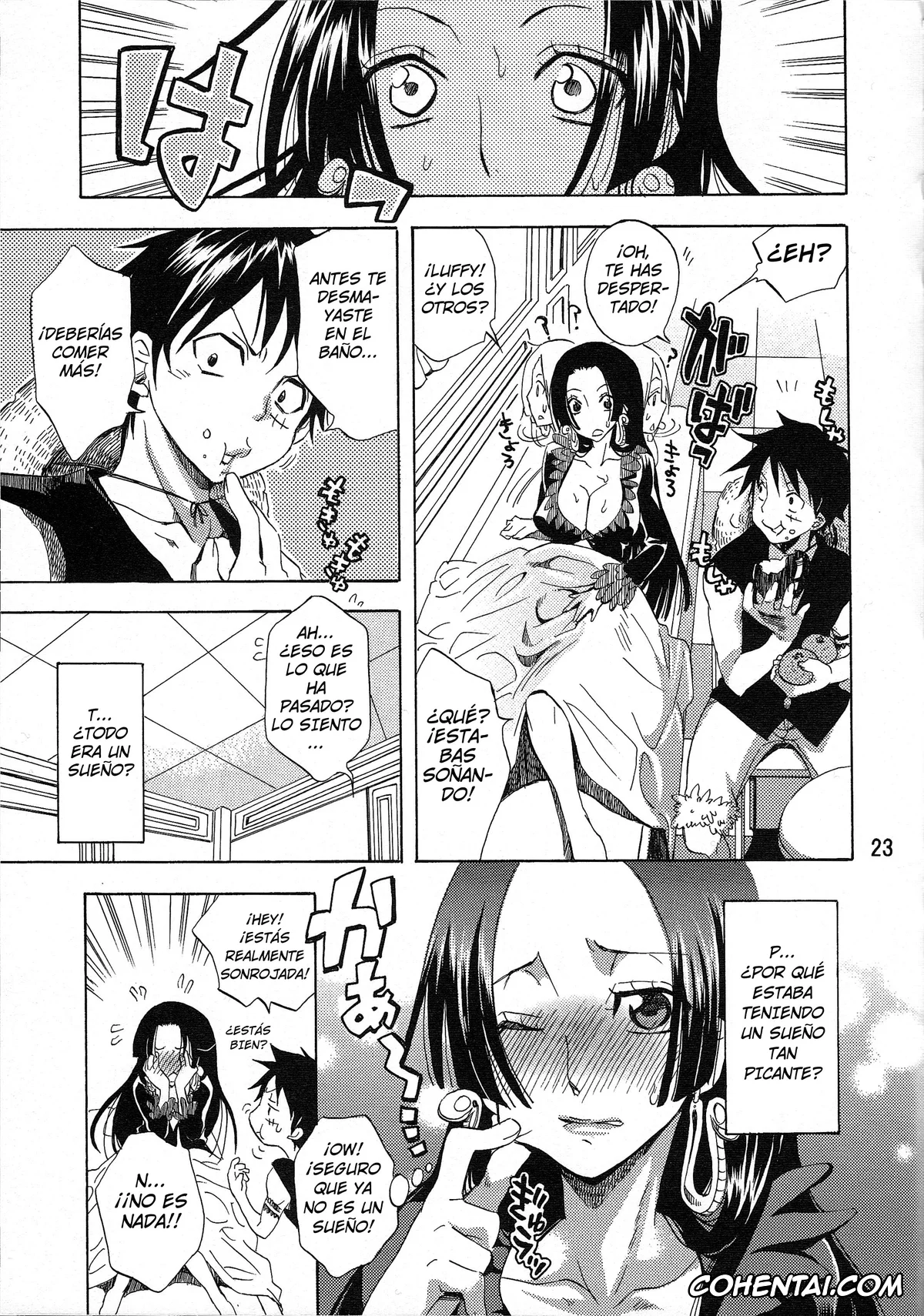 One Piece xxx, Boa Hancock xxx, Monkey D. Luffy xxx, Yokujou Rensa ~Hebihime ver.~ (One Piece), pagina 22