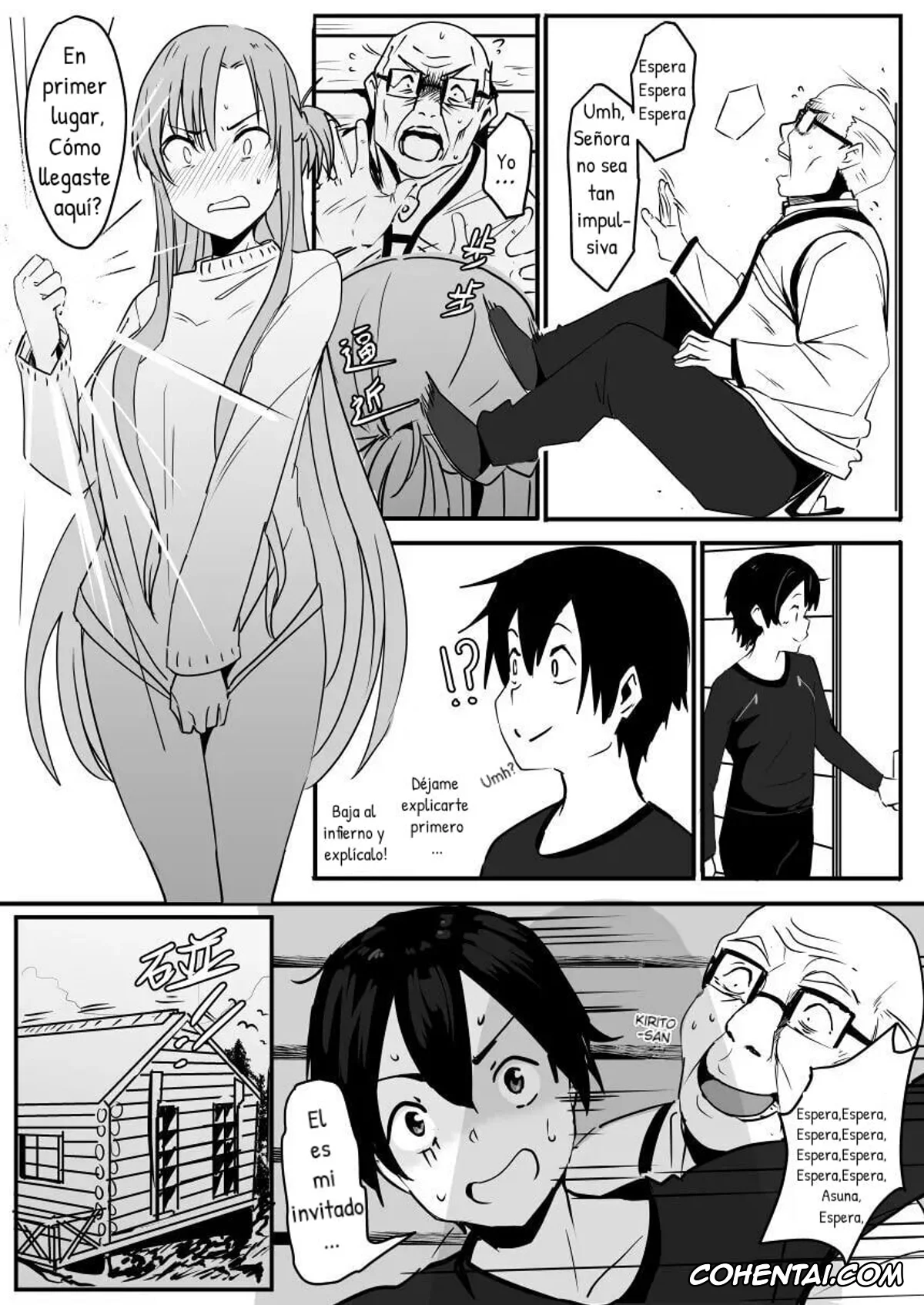 Sword Art Online xxx, Asuna Yuuki xxx, Asuna – Nishida (Sword Art Online), pagina 4