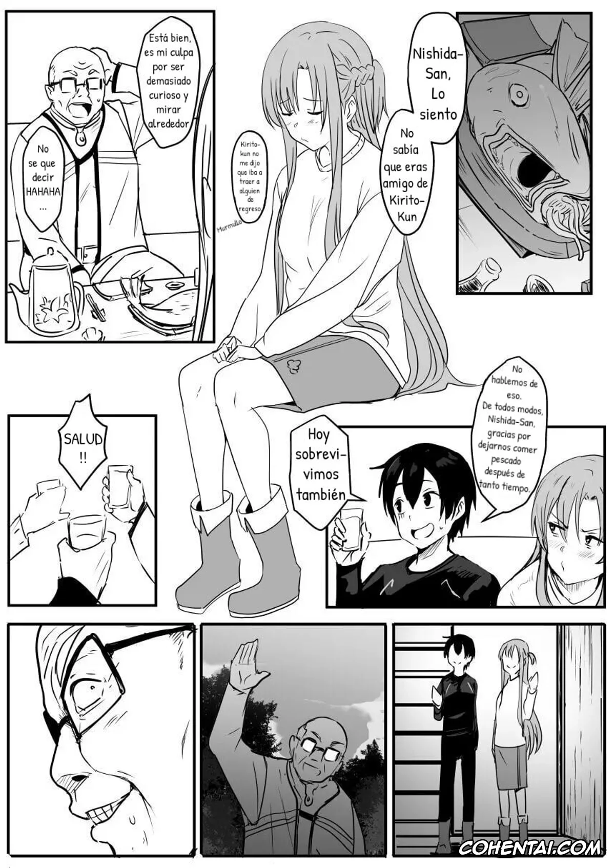 Sword Art Online porno, Asuna Yuuki porno, Asuna – Nishida (Sword Art Online), pagina 5