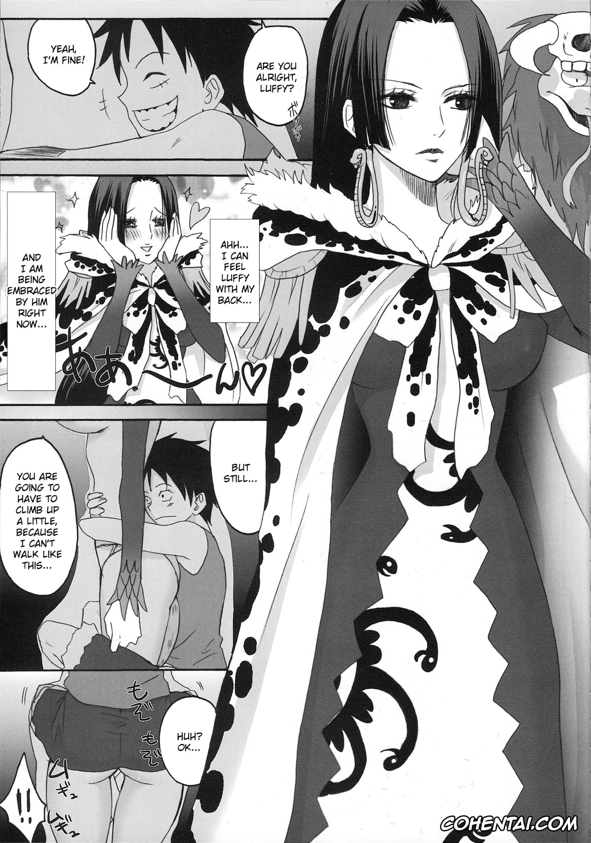 One Piece xxx, Boa Hancock xxx, Monkey D. Luffy xxx, Hebihime wa Itsudemo Hurricane (One Piece), pagina 4