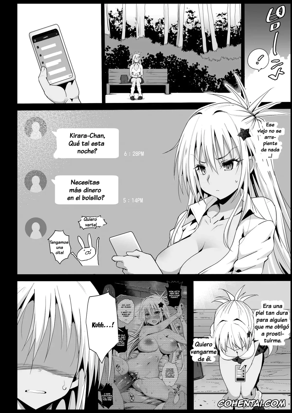 Original xxx, Kyousei Enkou 2 ~Kuro Gal JK o Kane de Dakitai~ (Yuru Camp), pagina 4