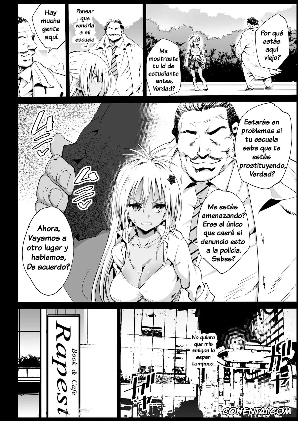 Original hentai, Kyousei Enkou 2 ~Kuro Gal JK o Kane de Dakitai~ (Yuru Camp), pagina 6