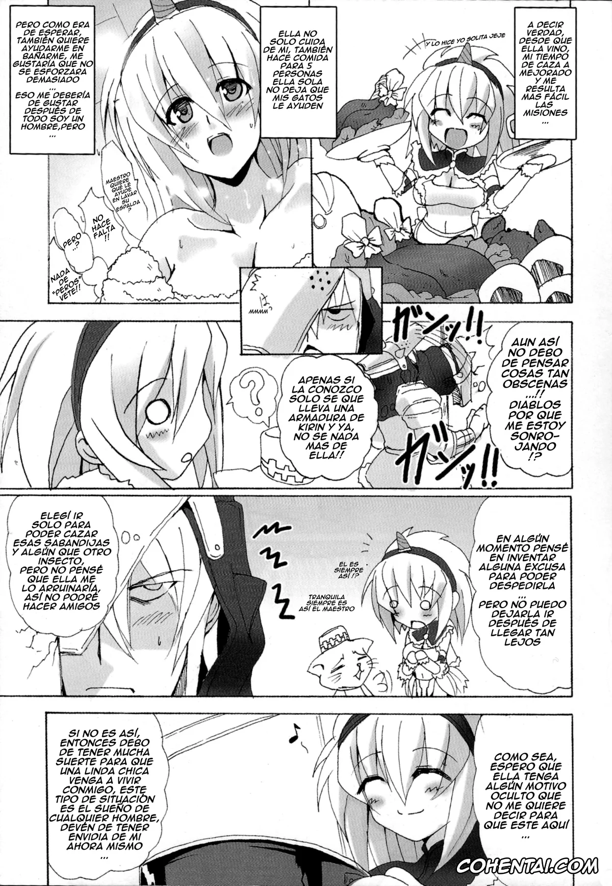 Monster Hunter hentai, Kirin hentai, Kirin no Ongaeshi A Kirin’s Repayment (Monster Hunter), pagina 9