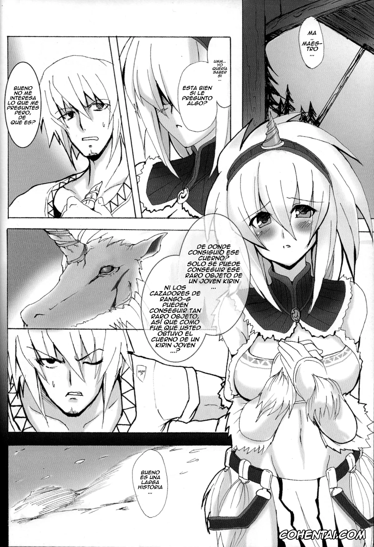 Monster Hunter hentai, Kirin hentai, Kirin no Ongaeshi A Kirin’s Repayment (Monster Hunter), pagina 12