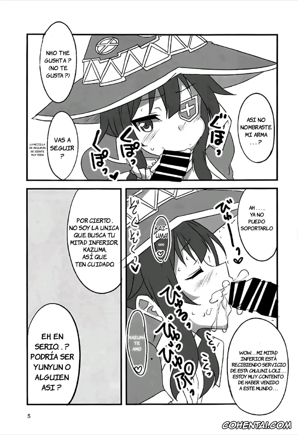 Kono Subarashii Sekai ni Syukufuku o! xxx, Aqua xxx, Darkness | Lalatina Ford Dustiness xxx, Kazuma Satou xxx, Megumin xxx, YomeSuba! (Kono Subarashii Sekai ni Syukufuku o!), pagina 4