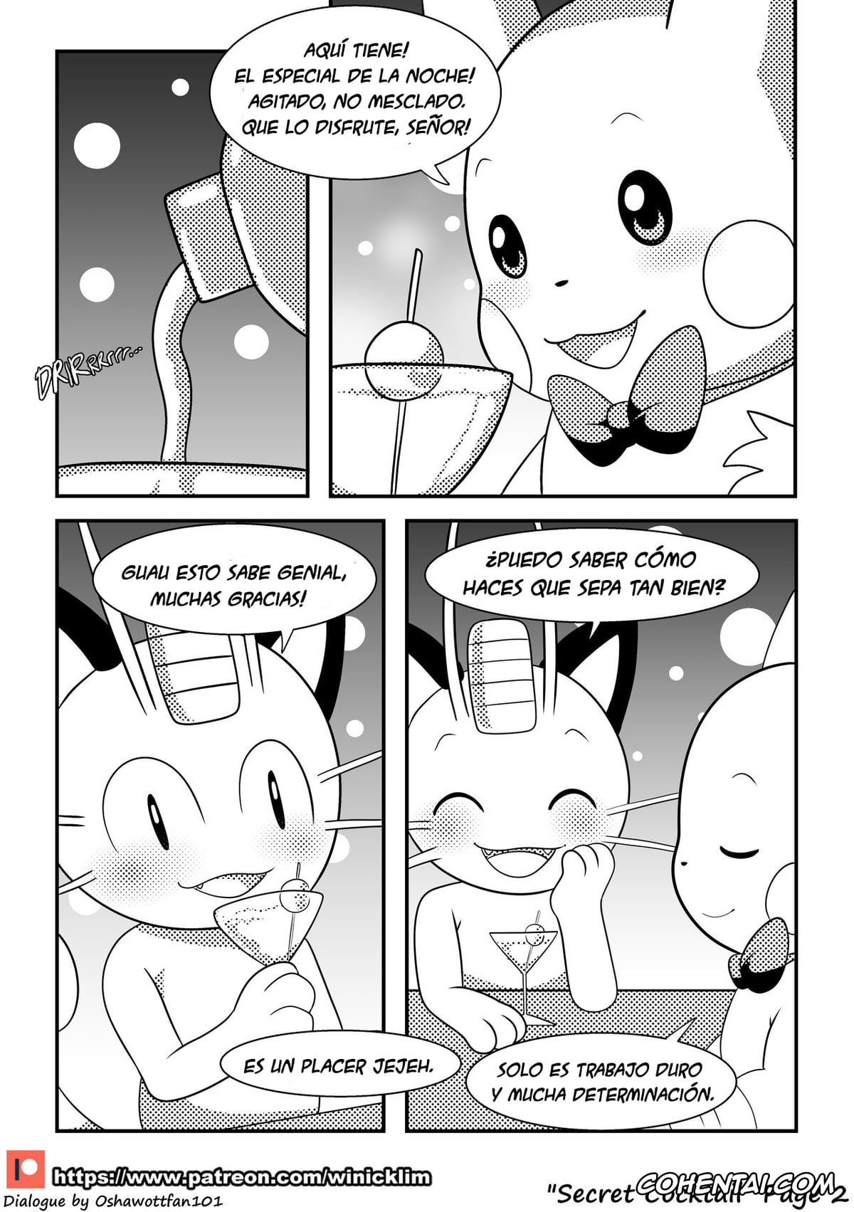 Pokemon | Pocket Monsters hentai, Meowth hentai, Pikachu hentai, Riolu hentai, Zoroark hentai, Secret Cocktail (Pokemon), pagina 3