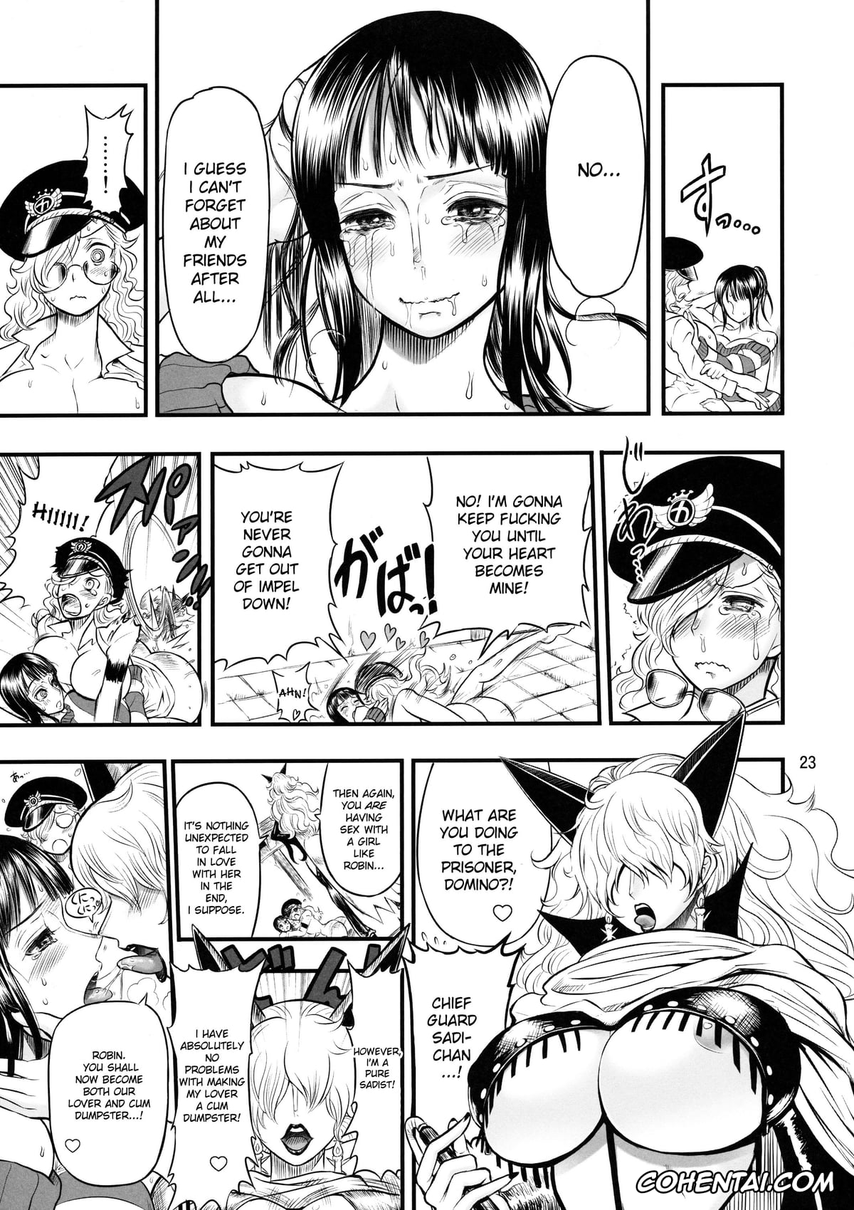 One Piece porno, NARUTO porno, Domino porno, Kurenai Yuhi porno, Nico Robin porno, Tsunade porno, Midarezaki Joshuu Kaizoku (One Piece), pagina 20