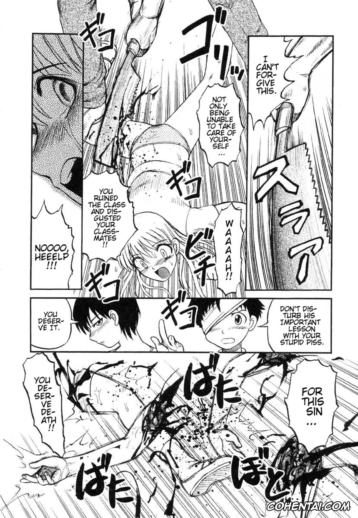 Original hentai, Mr. Sarubato’s Rowdy Classroom, pagina 12