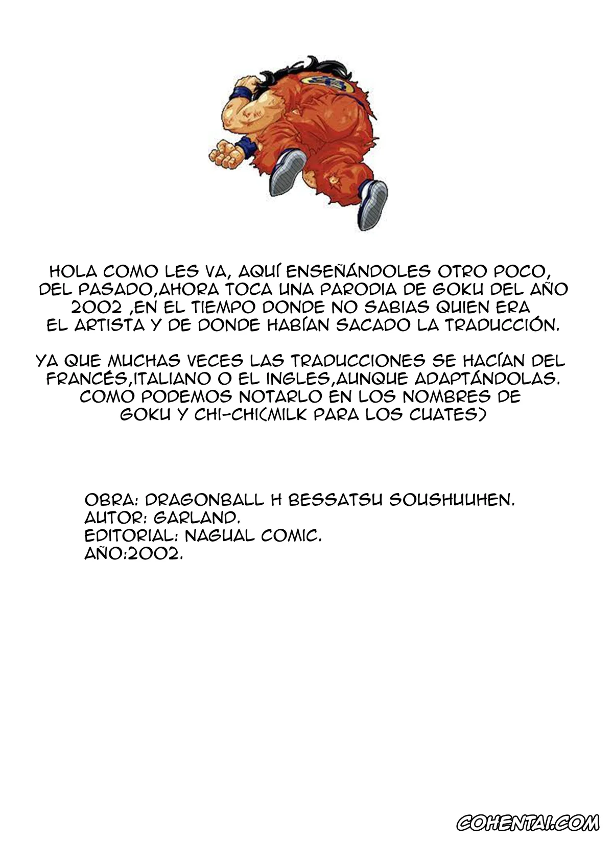 Dragon Ball Z porno, Chi Chi porno, Son Goku porno, DRAGONBALL H Bessatsu Soushuuhen (Dragon Ball Z), pagina 2
