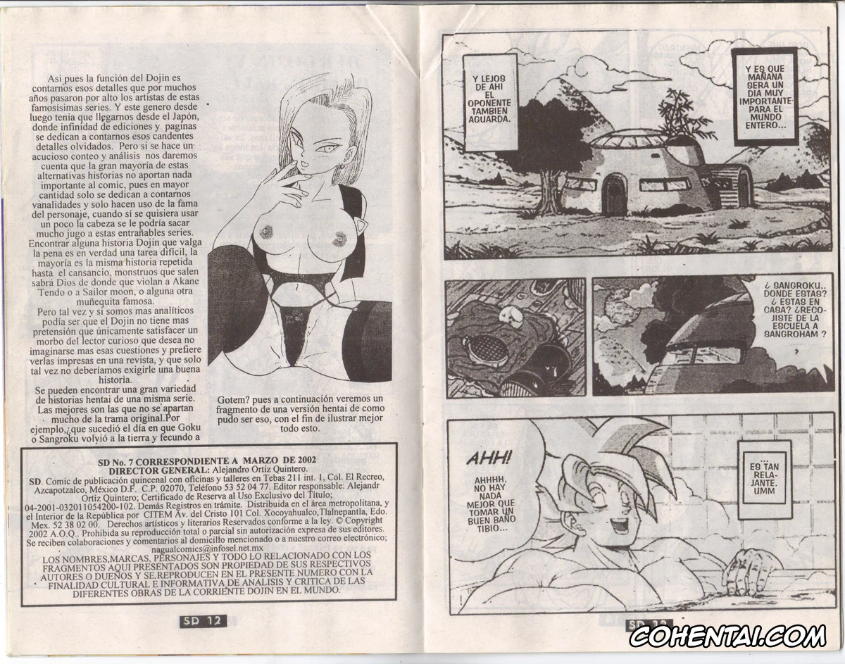 Dragon Ball Z porno, Chi Chi porno, Son Goku porno, DRAGONBALL H Bessatsu Soushuuhen (Dragon Ball Z), pagina 5