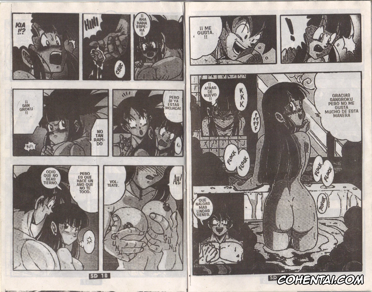 Dragon Ball Z porno, Chi Chi porno, Son Goku porno, DRAGONBALL H Bessatsu Soushuuhen (Dragon Ball Z), pagina 8