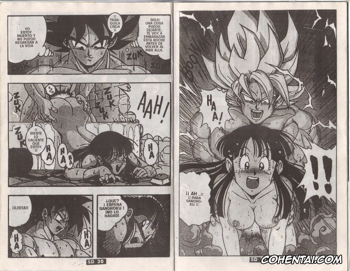 Dragon Ball Z hentai, Chi Chi hentai, Son Goku hentai, DRAGONBALL H Bessatsu Soushuuhen (Dragon Ball Z), pagina 9