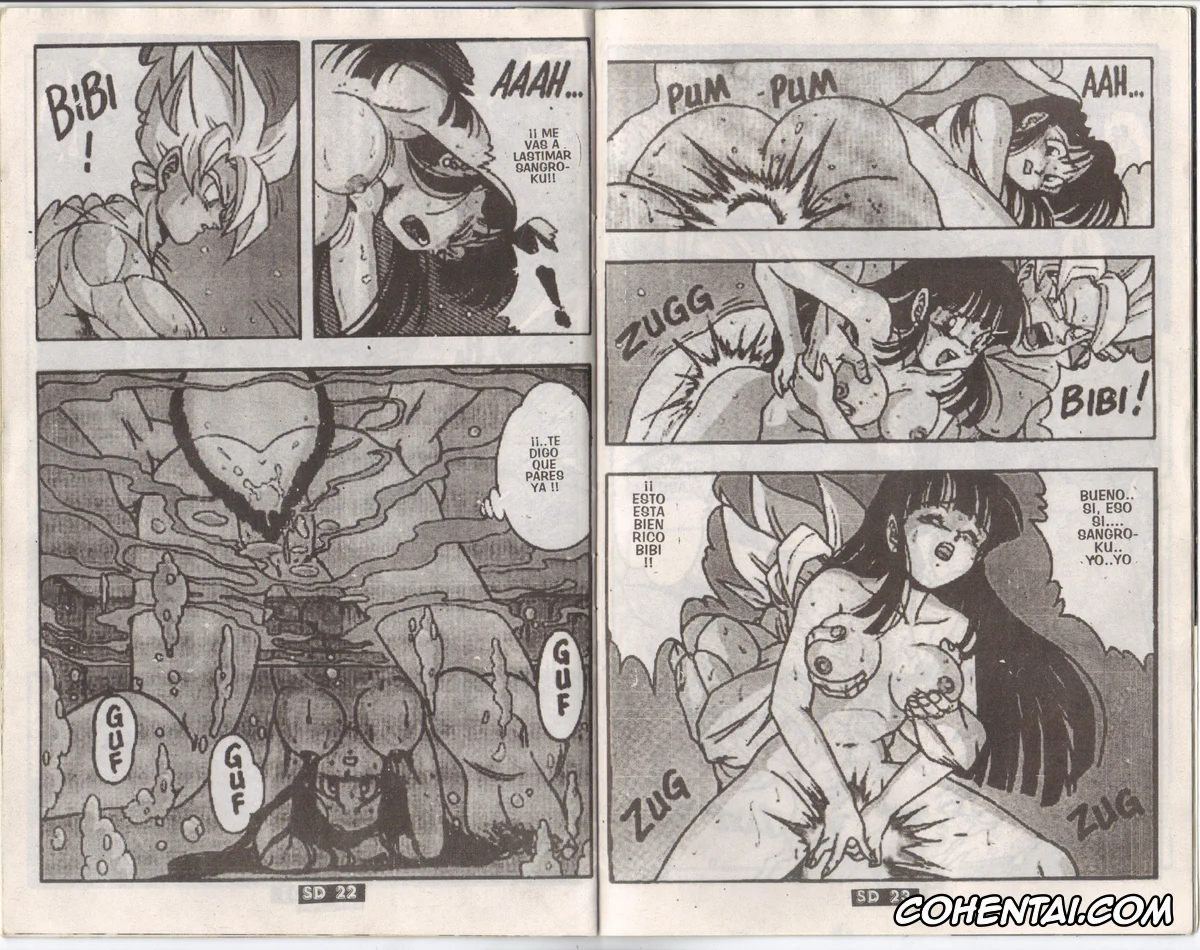 Dragon Ball Z xxx, Chi Chi xxx, Son Goku xxx, DRAGONBALL H Bessatsu Soushuuhen (Dragon Ball Z), pagina 10