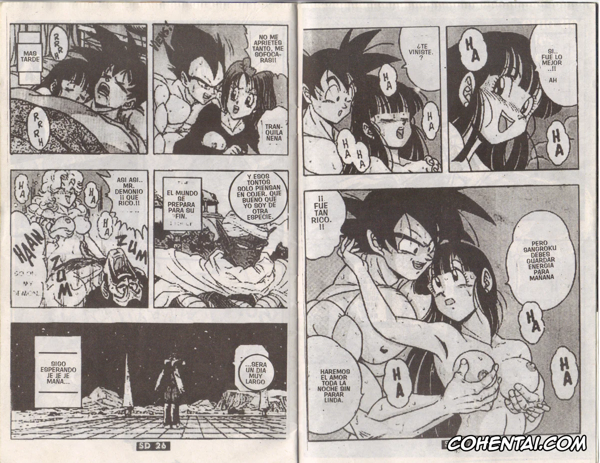 Dragon Ball Z hentai, Chi Chi hentai, Son Goku hentai, DRAGONBALL H Bessatsu Soushuuhen (Dragon Ball Z), pagina 12
