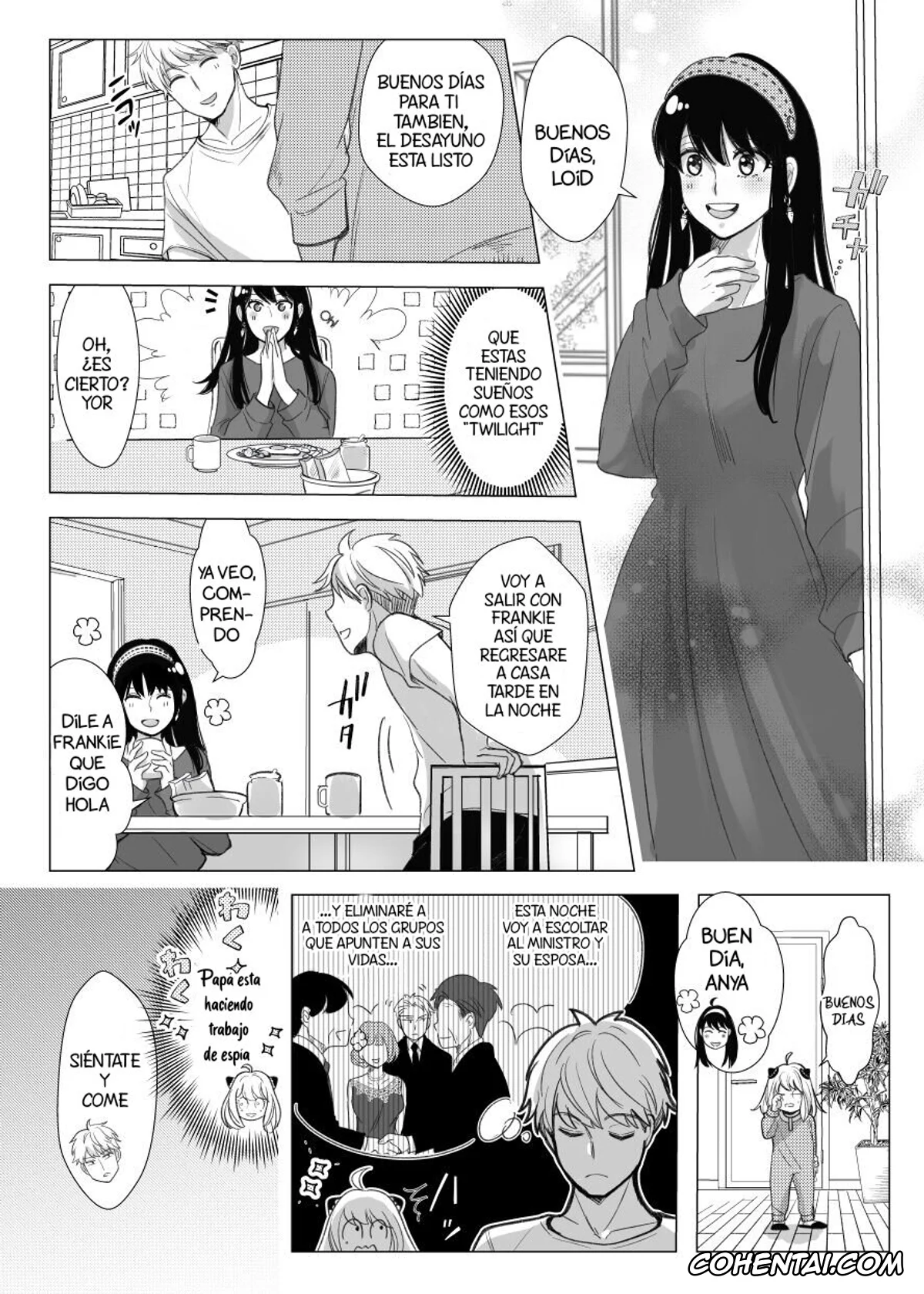 Spy x Family porno, Loid Forger porno, Yor Forger porno, Nete mo Samete mo (Spy x Family), pagina 5
