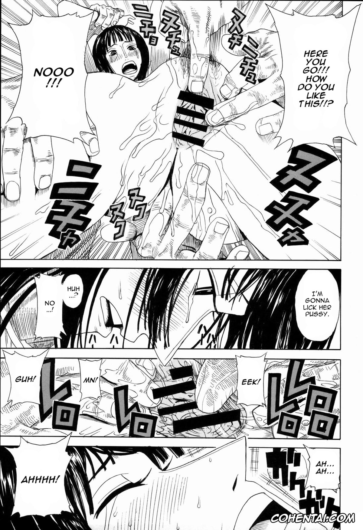One Piece porno, Nami porno, Nico Robin porno, Leopard Hon 7 (One Piece), pagina 11