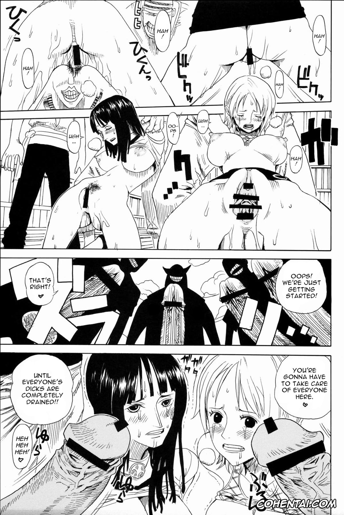 One Piece xxx, Nami xxx, Nico Robin xxx, Leopard Hon 7 (One Piece), pagina 13