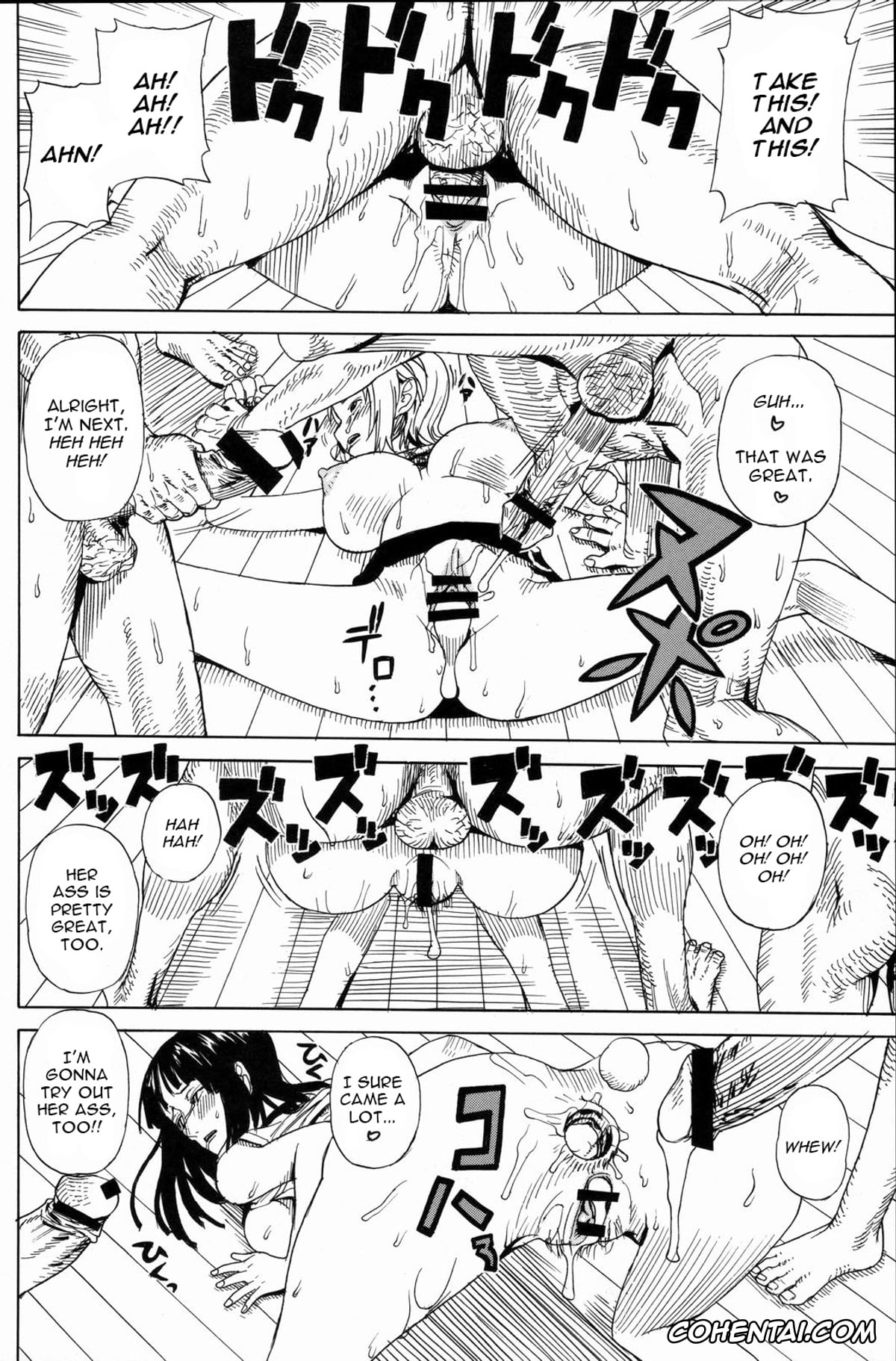 One Piece porno, Nami porno, Nico Robin porno, Leopard Hon 7 (One Piece), pagina 20