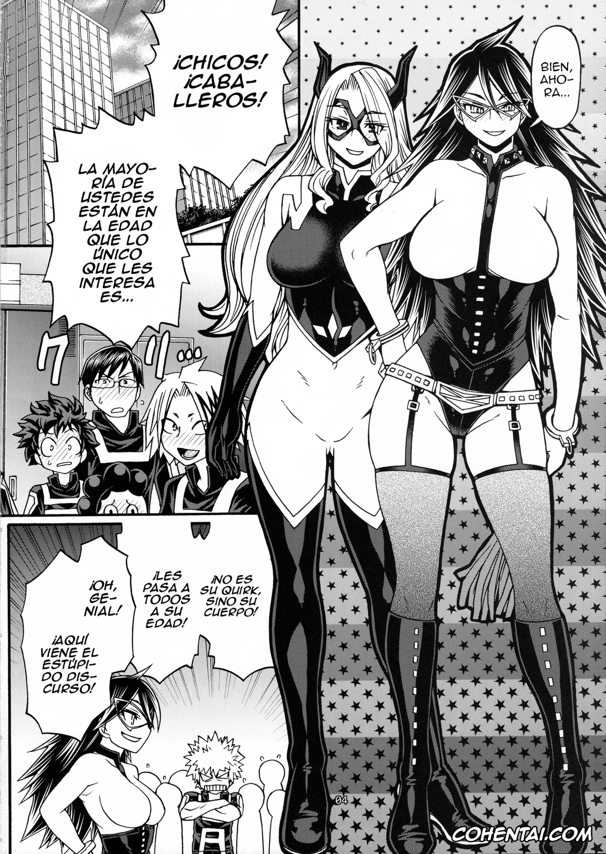 My Hero Academia | Boku No Hero Academia hentai, Denki Kaminari hentai, Izuku Midoriya hentai, Momo Yaoyorozu hentai, Mount Lady hentai, Nemuri Kayama hentai, Tenya Iida hentai, Tooru Hagakure hentai, M+M (Boku no Hero Academia), pagina 3