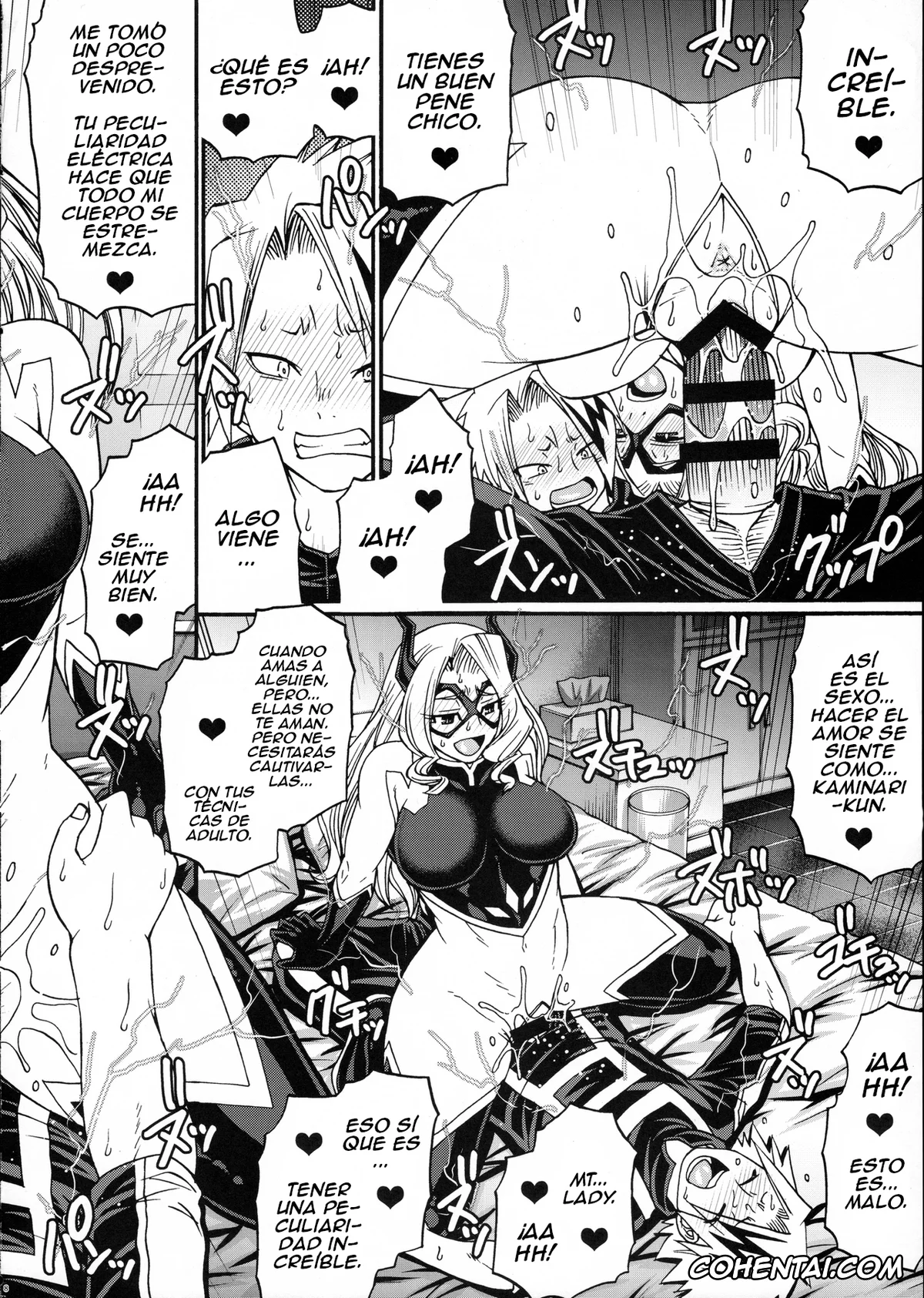 My Hero Academia | Boku No Hero Academia xxx, Denki Kaminari xxx, Izuku Midoriya xxx, Momo Yaoyorozu xxx, Mount Lady xxx, Nemuri Kayama xxx, Tenya Iida xxx, Tooru Hagakure xxx, M+M (Boku no Hero Academia), pagina 7